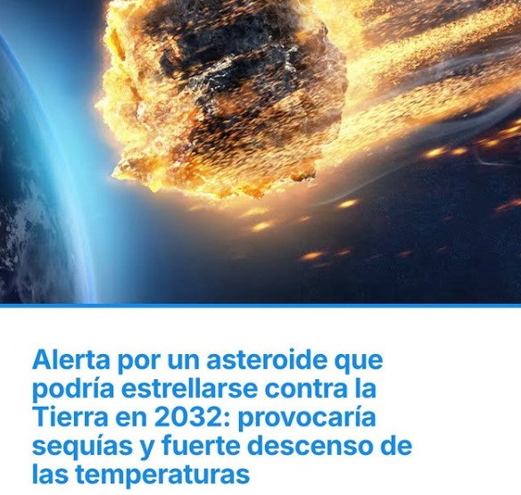 ALERTA: Impacto Meteorítico